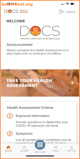 HealthWorks screenshot