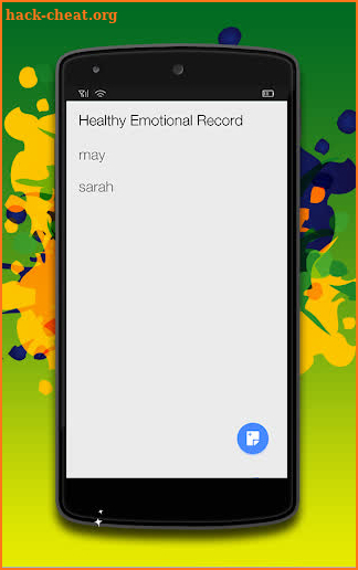 Healthy Emotional Record screenshot