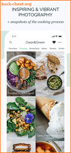 Healthy food recipes. Vegetarian & vegan meals screenshot
