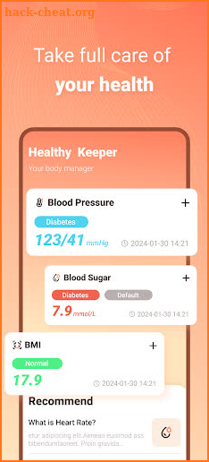 Healthy Keeper screenshot