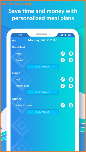 Healthy Meal Planner – Week Recipe Planner screenshot