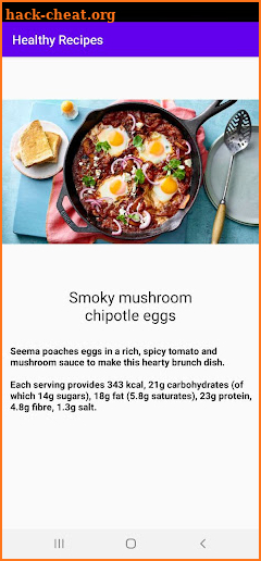 Healthy Recipes ExlHome 2.0 screenshot