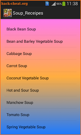 Healthy Soup Recipes screenshot
