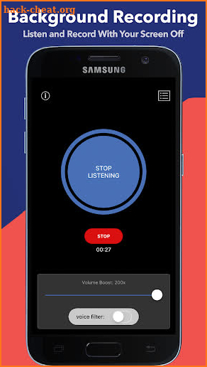 Hear Boost: Enhanced Microphone Volume & Recording screenshot