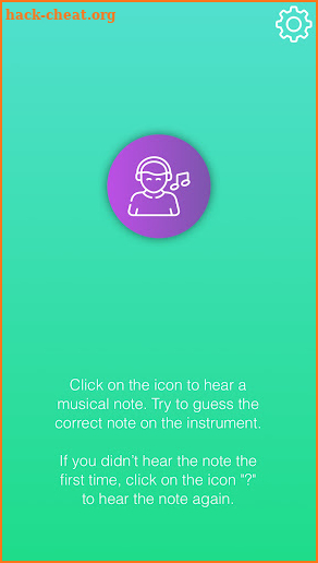 Hearing pro:notes ear training screenshot