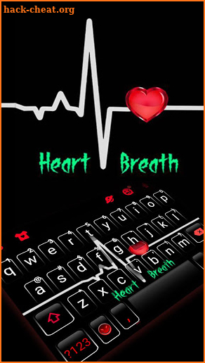 Heart Beats Keyboard Theme screenshot