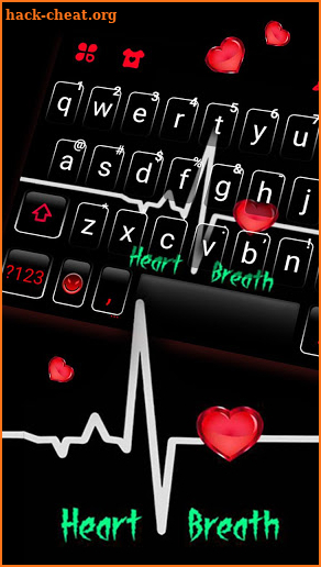 Heart Beats Keyboard Theme screenshot