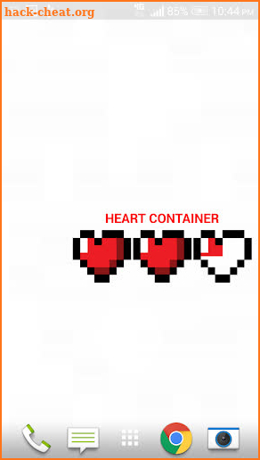 Heart Container Battery Meter screenshot