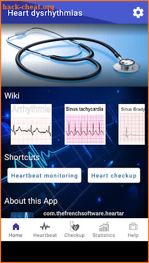 Heart dysrhythmias screenshot
