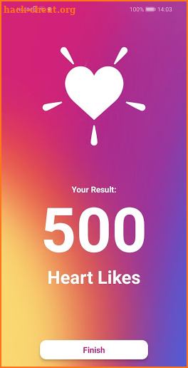 Heart Likes - Insta Popularity Guess Game screenshot