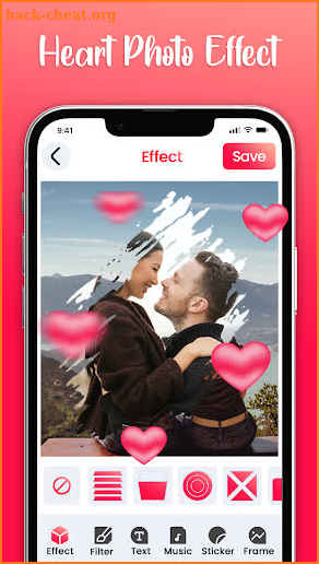 Heart Photo Effect Video Maker screenshot