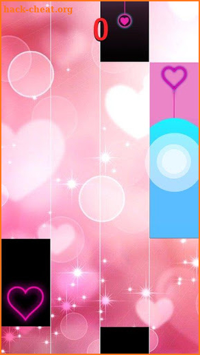 Heart Piano Tiles Pink screenshot