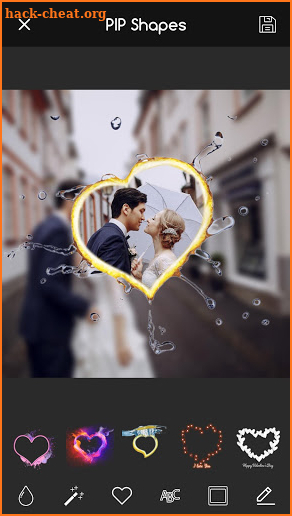 Heart Pic Frames: Blur Background for Pictures screenshot