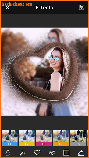 Heart Pic Frames: Blur Background for Pictures screenshot