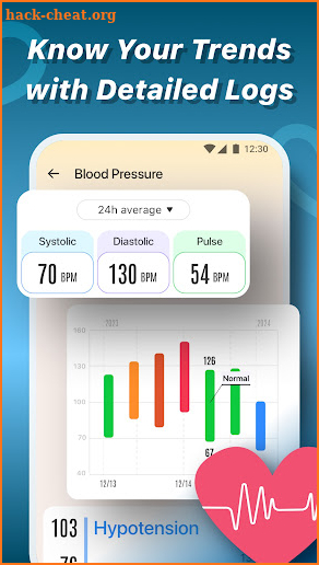 Heart Rate & Blood Pressure screenshot