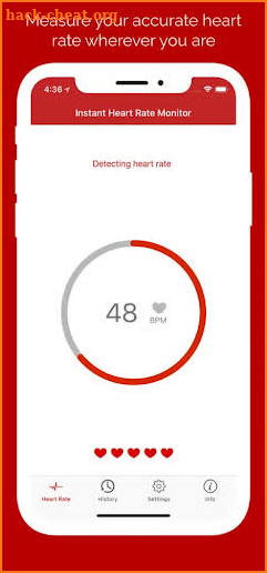 Heart Rate and Pulse Tracker screenshot