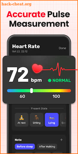 Heart Rate: Blood Pressure App screenshot