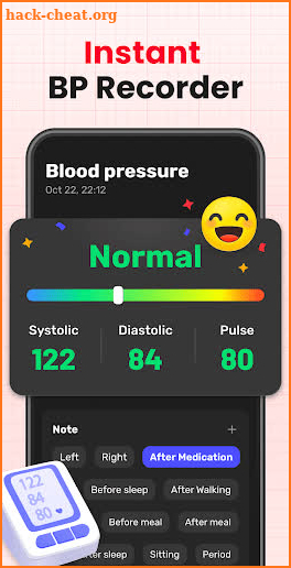 Heart Rate: Blood Pressure App screenshot