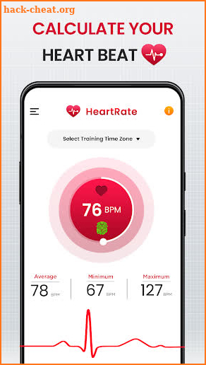 Heart Rate Monitor BPM Tracker screenshot