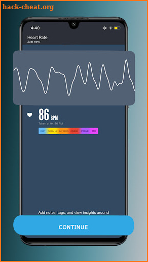 Heart Rate Monitor Pulse App screenshot