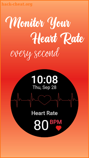 Heart Rate Watch Face screenshot