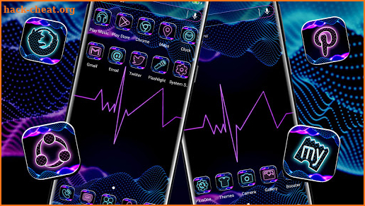 Heartbeat Pulse Launcher Theme screenshot
