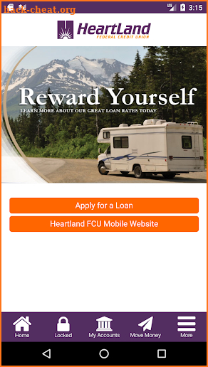 Heartland Federal Credit Union screenshot