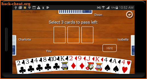 Hearts Card Classic screenshot