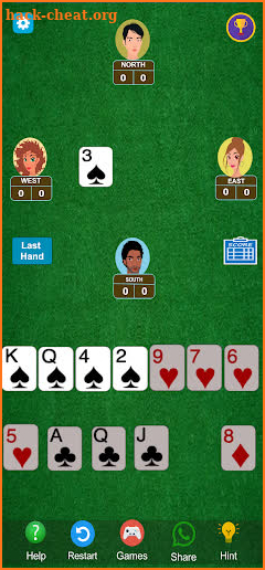 Hearts Card Game screenshot