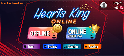 Hearts King Online screenshot