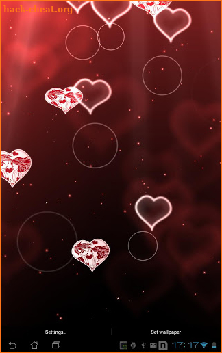 Hearts live wallpaper premium screenshot
