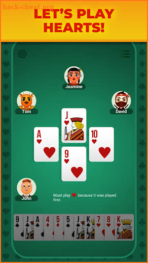 Hearts Mania! Card Game screenshot