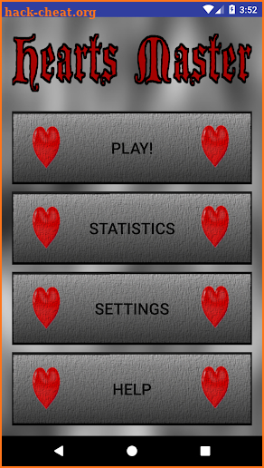 Hearts Master screenshot
