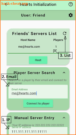 Hearts MultiPlayer - Warmware screenshot