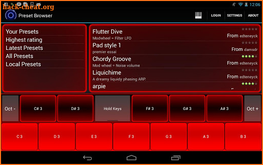 Heat Synthesizer Pro screenshot