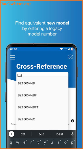 Heatcraft Cross-Reference Tool screenshot