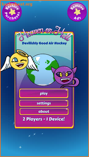 Heaven or Hell Air Hockey screenshot