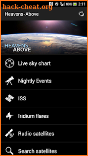 Heavens-Above screenshot
