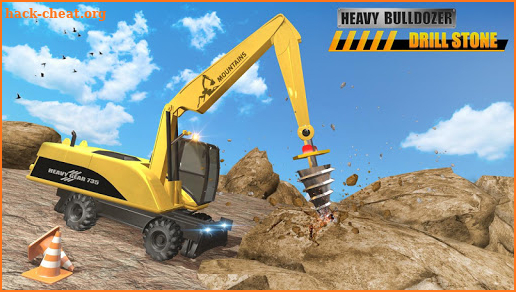 Heavy Bulldozer Crane Drill Stone screenshot
