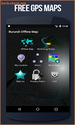 ✅ Burundi Offline Maps with gps free screenshot