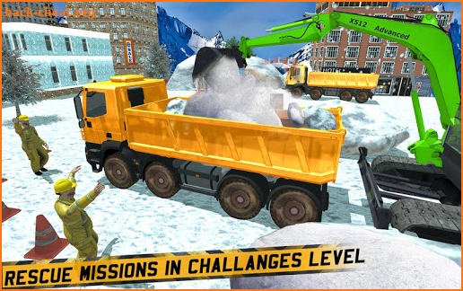 Heavy Duty Snow Excavator: Crane Simulator screenshot