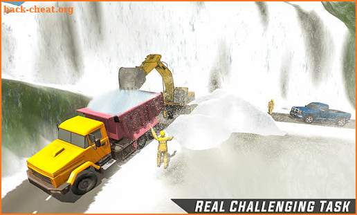 Heavy Excavator Snow Machine Simulator 2019 screenshot