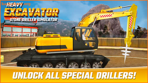 Heavy Excavator Stone Driller Simulator screenshot