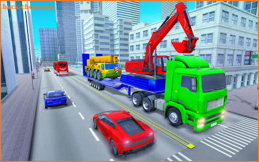 Heavy Excavator Transport Simulator screenshot