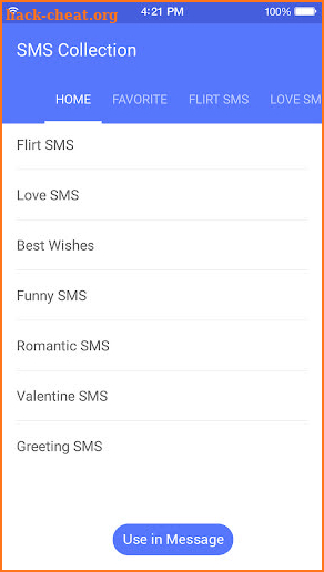 ❤Love SMS Collection❤ screenshot