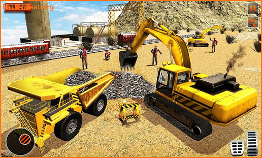 Heavy Machines Train Track Construction Simulator screenshot