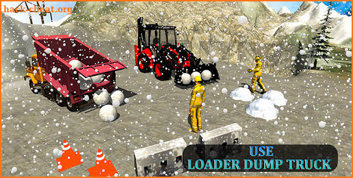 Heavy Snow Excavator Sim 2019- screenshot