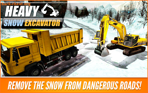 Heavy Snow Excavator Simulator screenshot