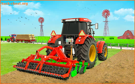Heavy Tractor Farming Games screenshot