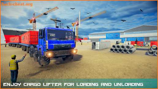 Heavy Truck Drive Simulator:Road Train Transporter screenshot